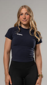 Veah Crop - Navy Blue